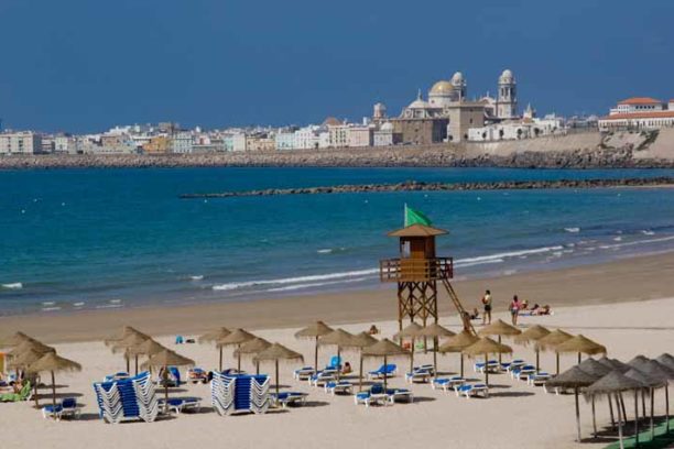 beach Playa de la Victoria, cadiz, Andalucia, Spain